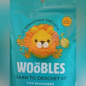 Woobles - Sebastian the Lion-crochet kit.